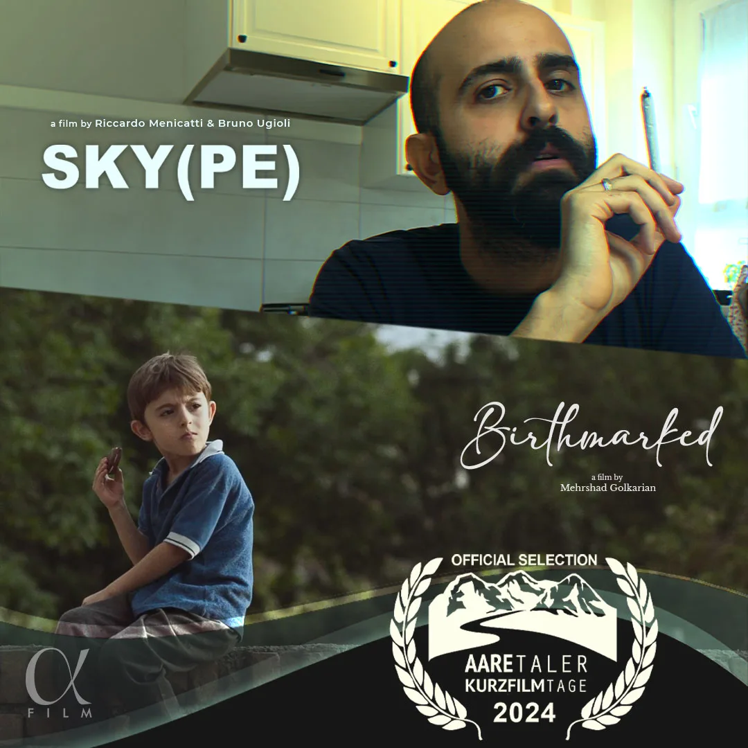 The short films "Birthmarked" and "Sky(pe)" at Aaretaler Kurzfilmtage.