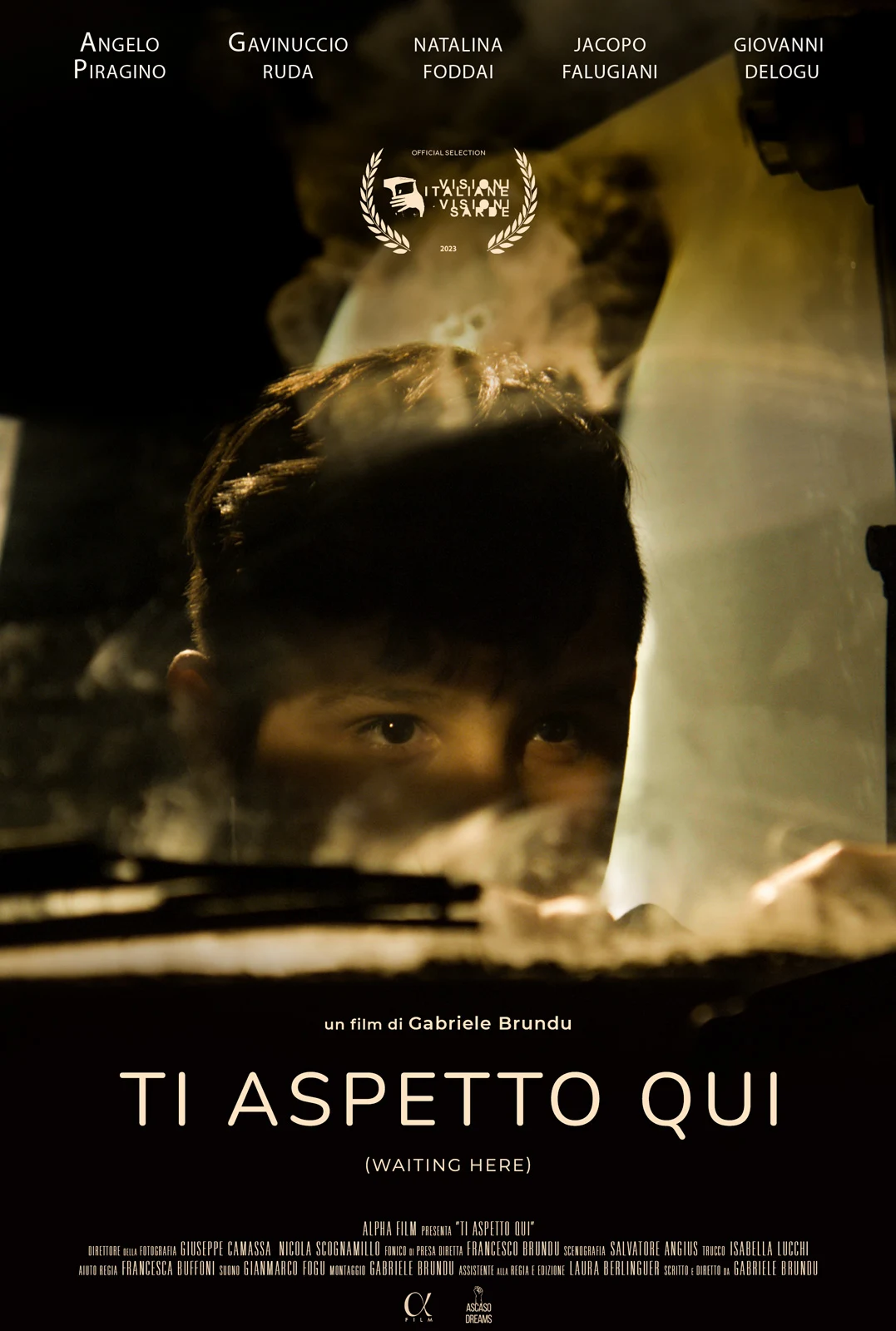 Poster del cortometraggio "Ti aspetto qui" di Gabriele Brundu