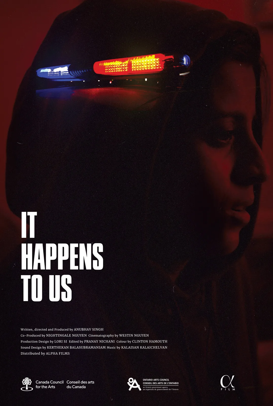 Poster del cortometraggio "It happens to us" di Anubhav Singh