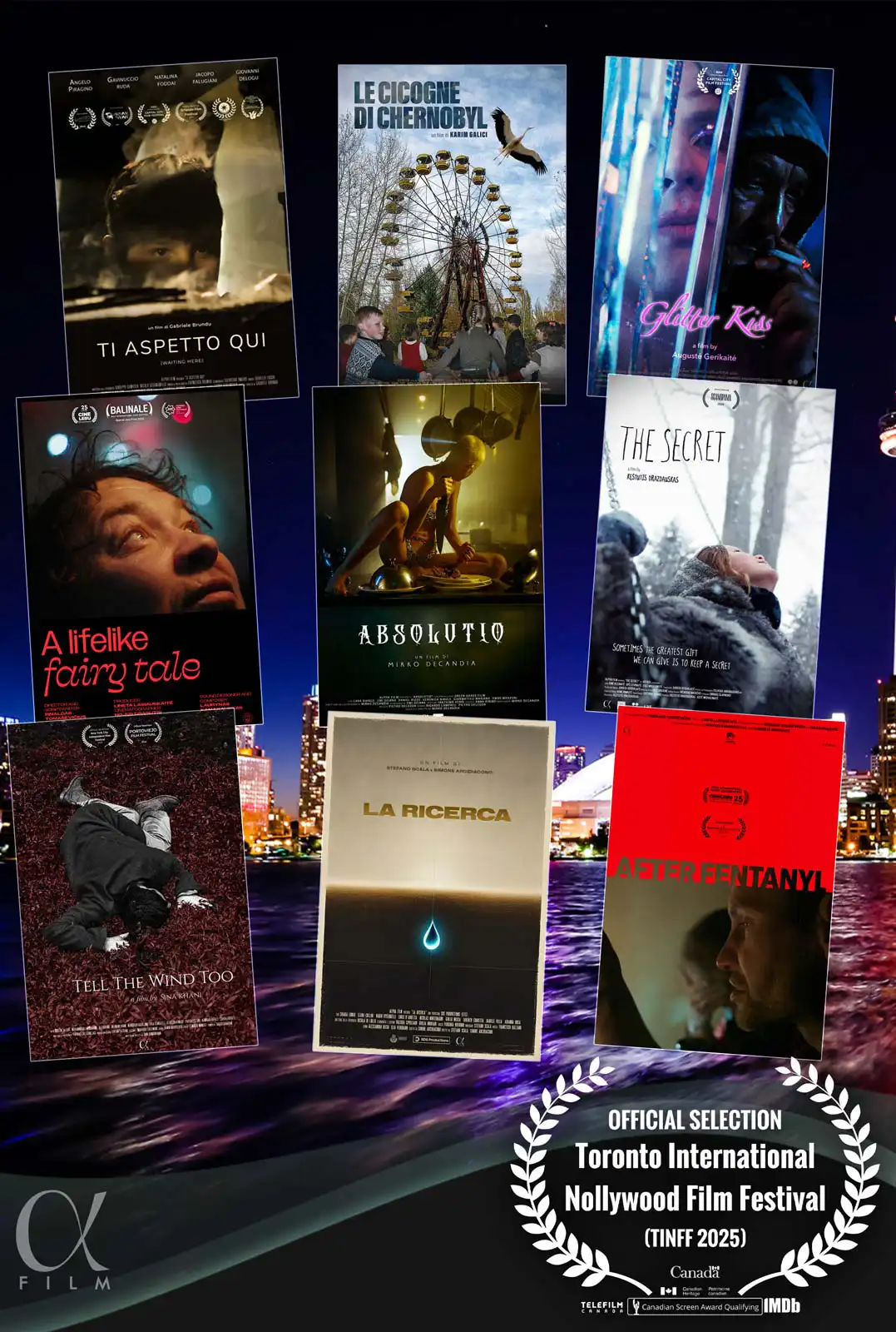 Nove titoli Alpha Film al Toronto International Nollywood Film Festival, Canada